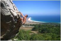 Rock climbing