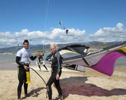 Avancerad kitesurf lektion