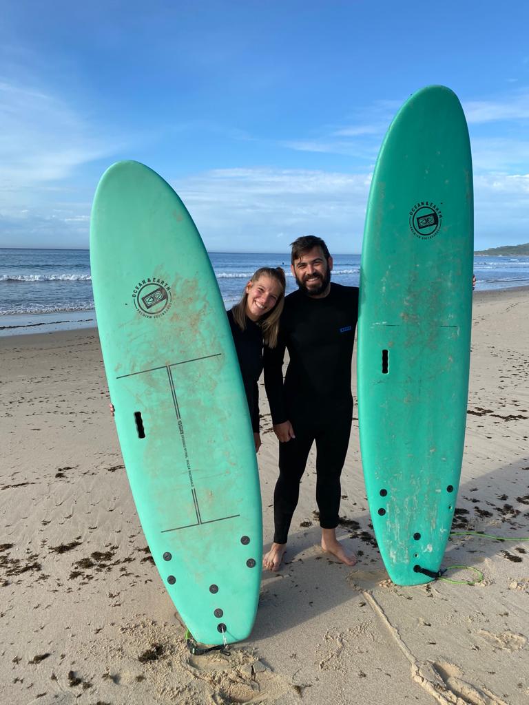 Surfing in November in Tarifa
