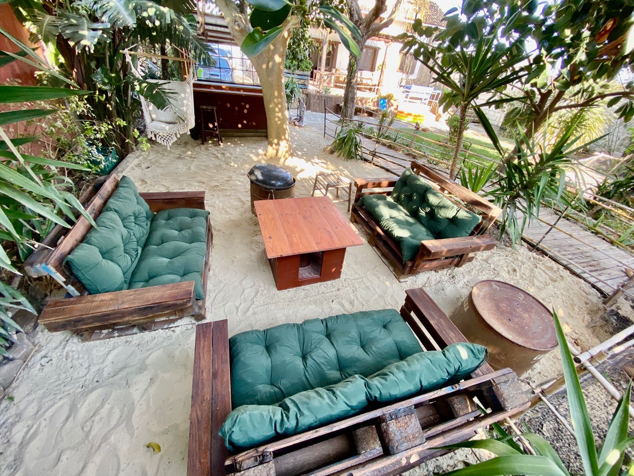 BBQ place in the garden