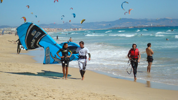 Leren kitesurfen